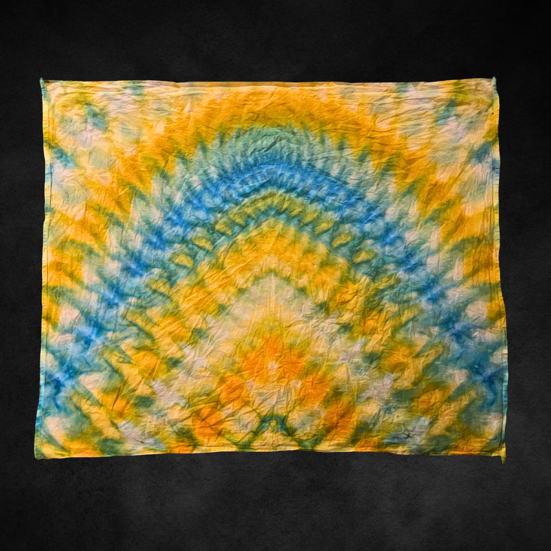 Tie dye tapestry