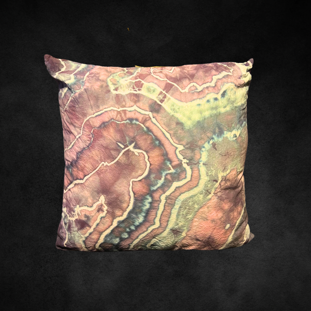 Tie dye throw pillows