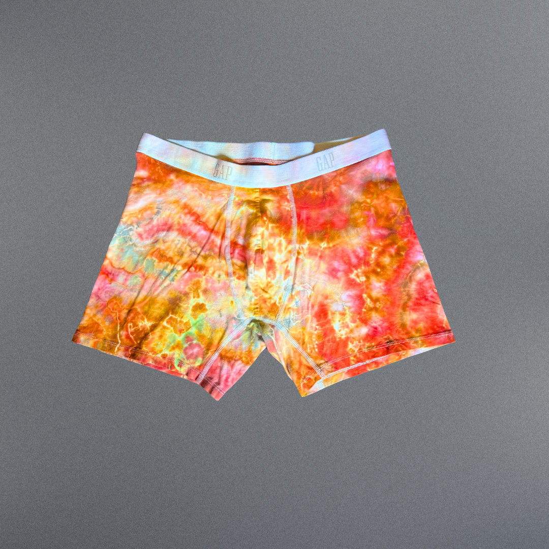 Tie dye boxer briefs