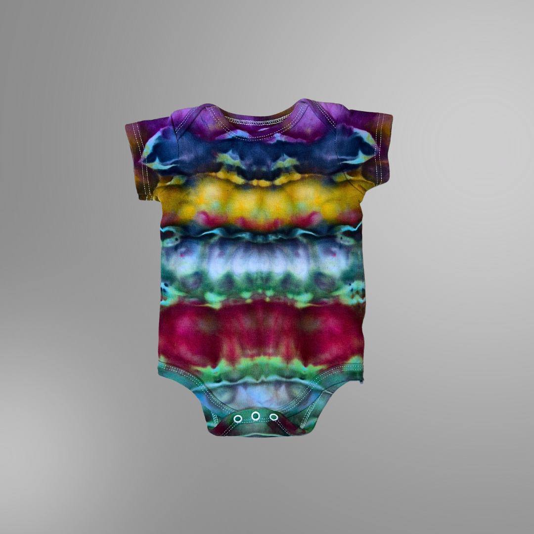 Tie dye baby onesies 3-6 months