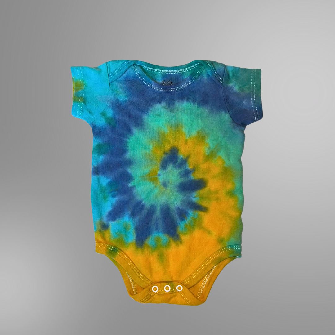 Tie dye baby onesies 6-9 months