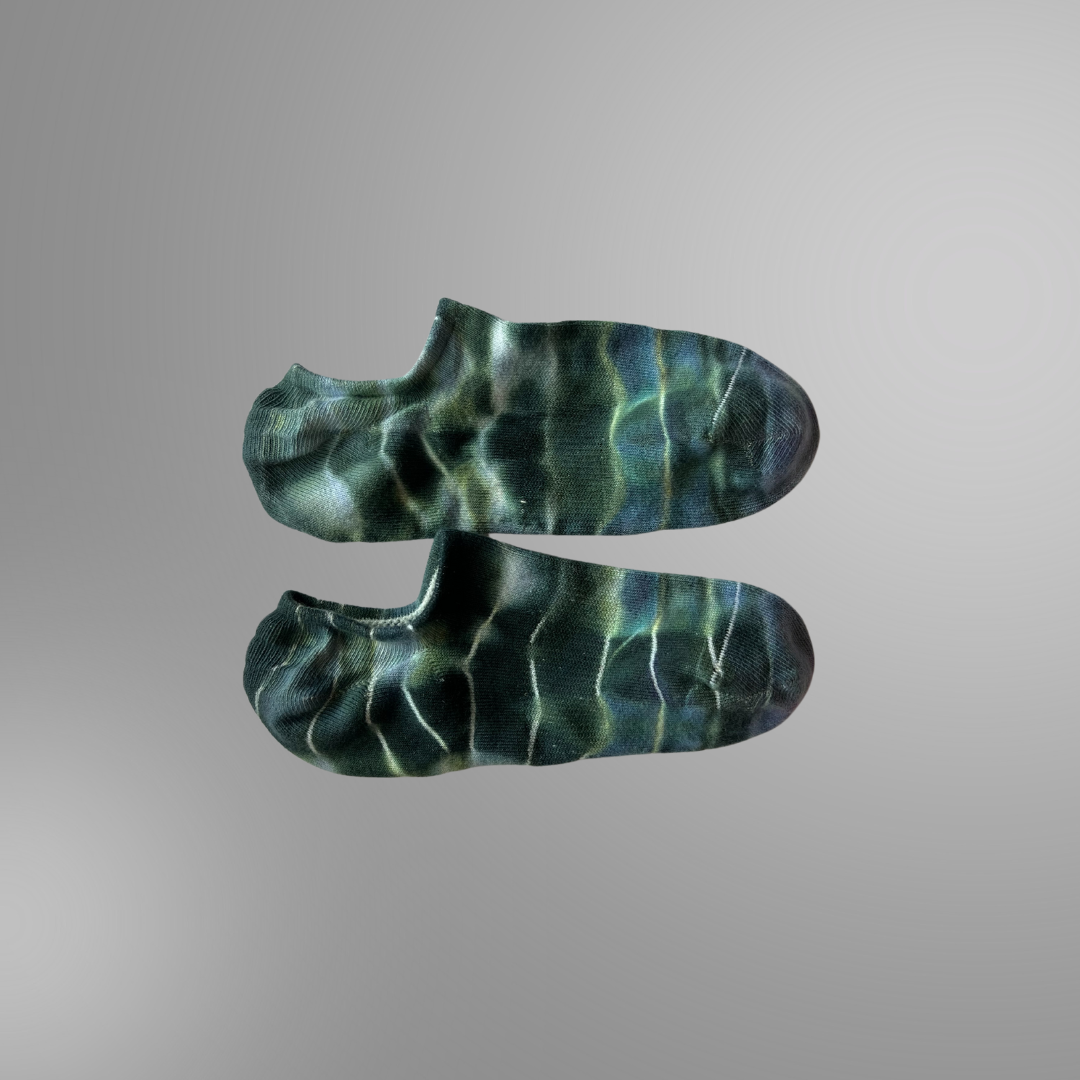 Tie dye ankle socks