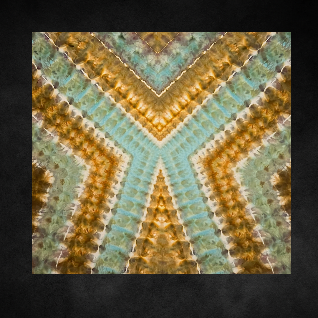 Tie dye shutter roll tapestry