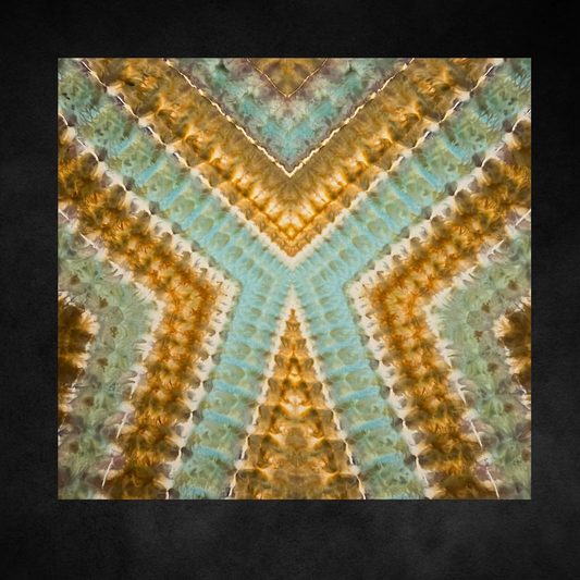 Tie dye shutter roll tapestry