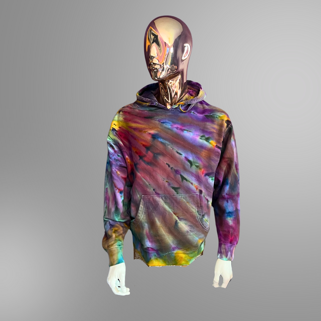 Large tie dye hoodie