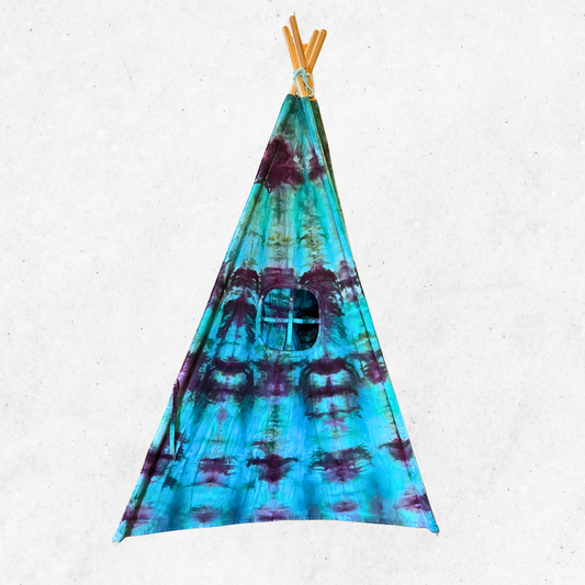 Kids tie dye play tent
