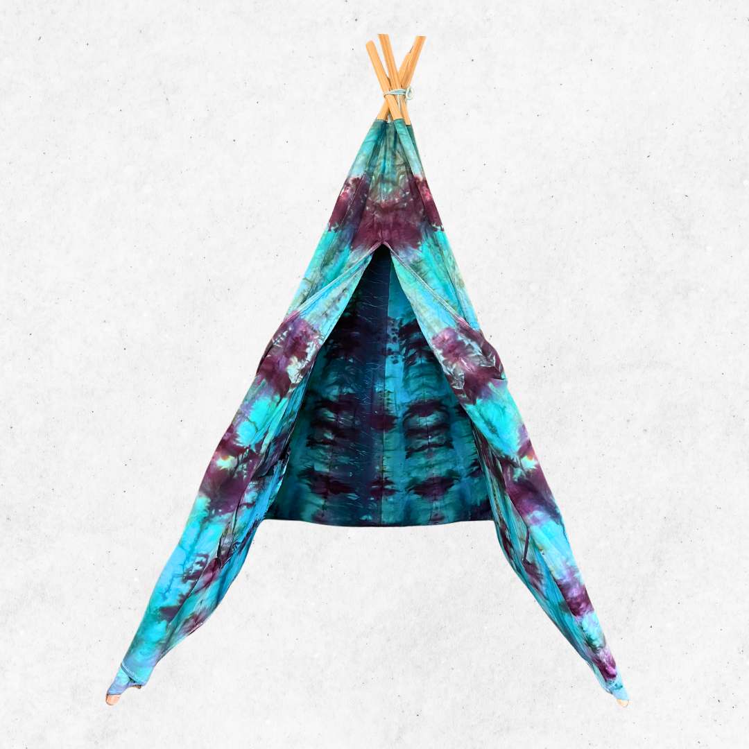 Kids tie dye play tent