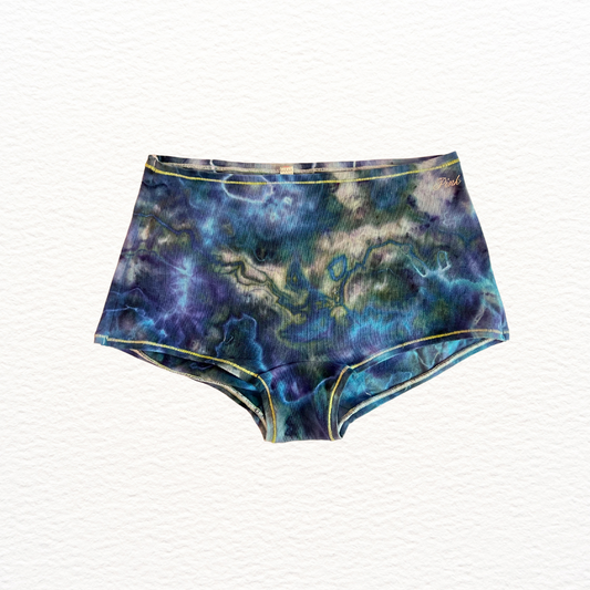 Large tie dye boy shorts