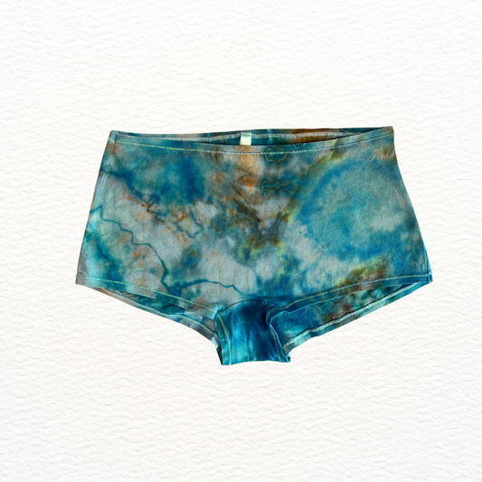 XL tie dye boy shorts