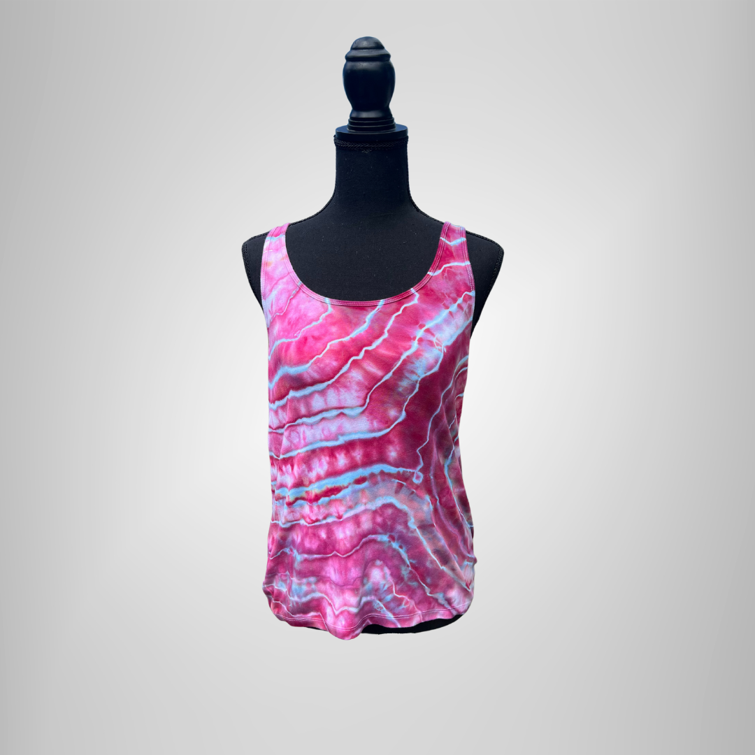 Large tie dye tank top