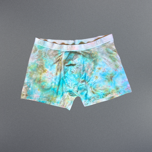 XL tie dye boxer briefs