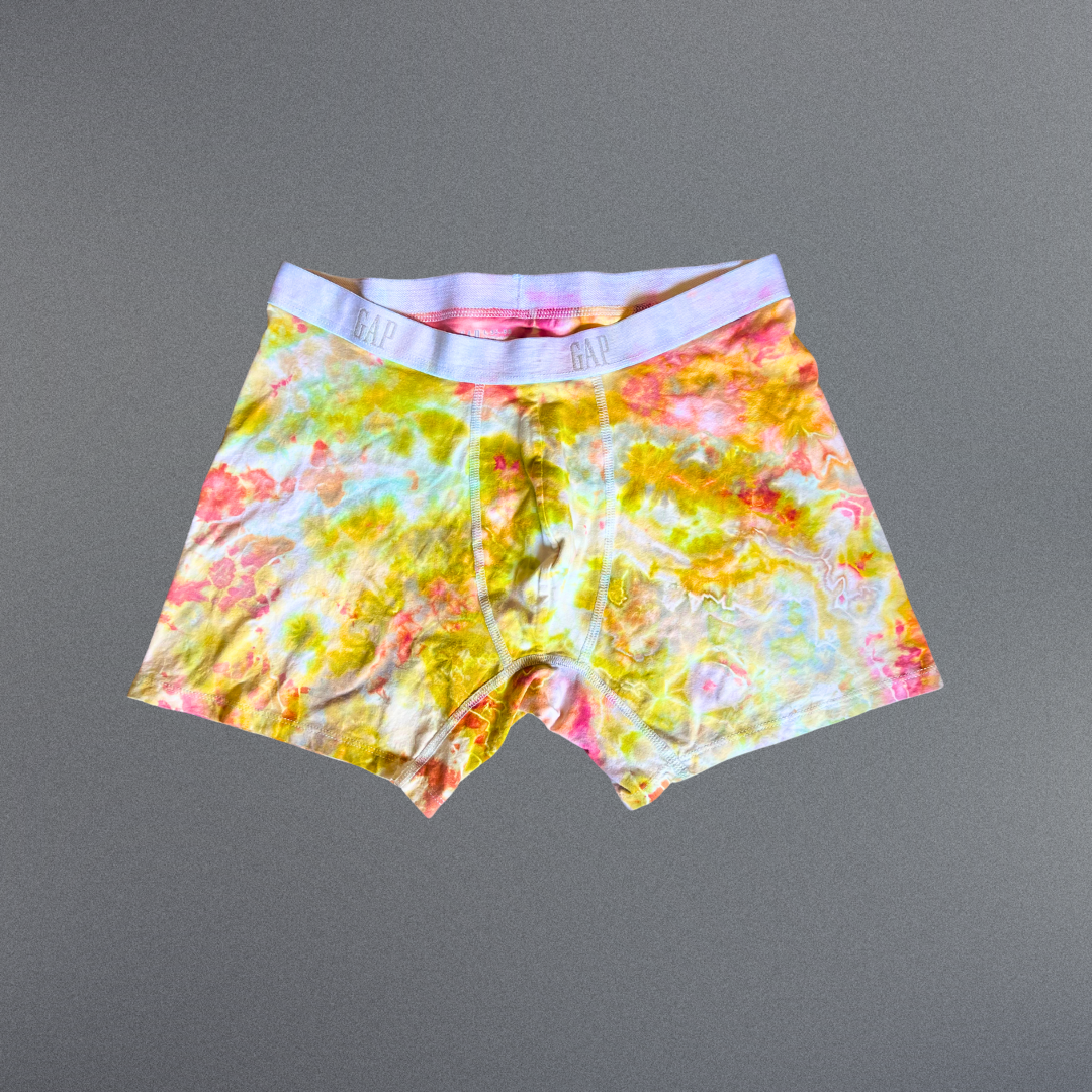 XL tie dye boxer briefs