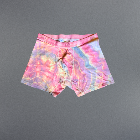 Large tie dye boxer briefs