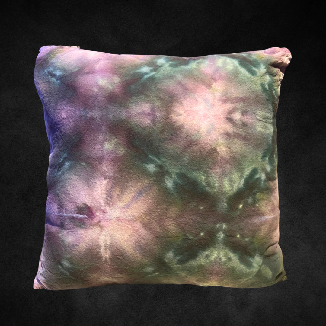 Tie dye throw pillows