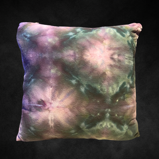 Tie dye throw pillows