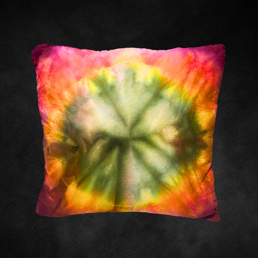 Tie dye throw pillows