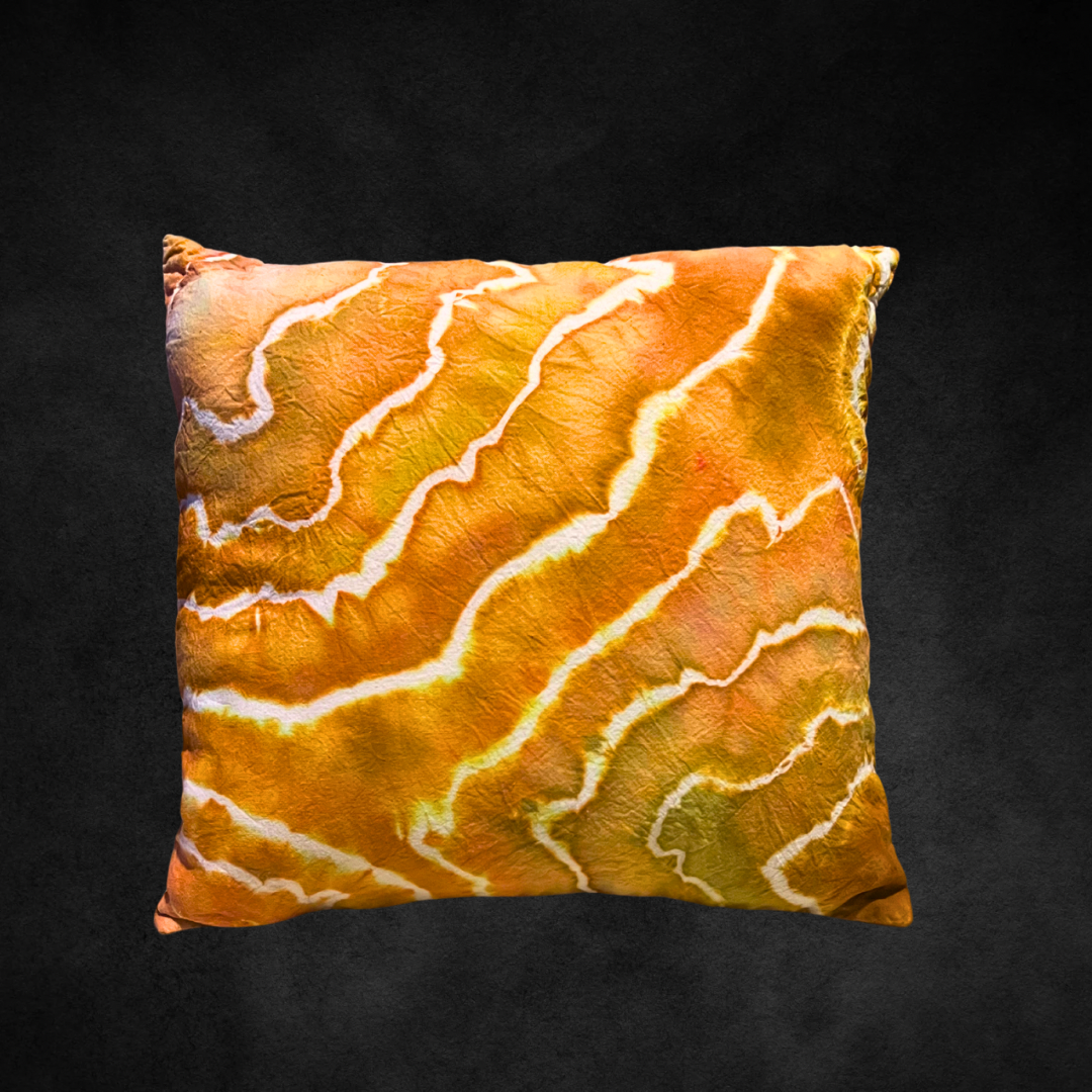 Tie dye throw pillows