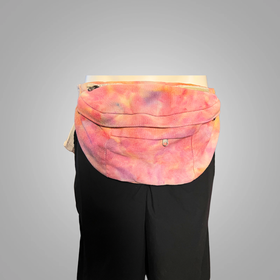 Tie dye belly belt bag