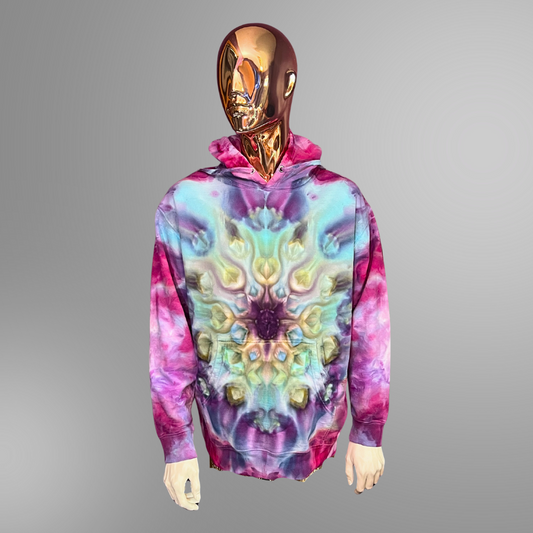 Large tie dye hoodie