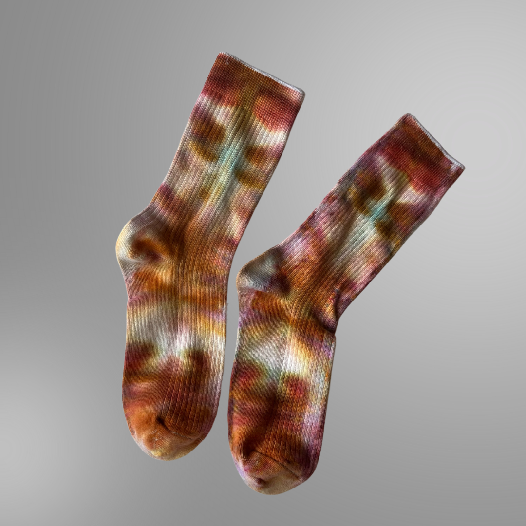 Tie dye socks