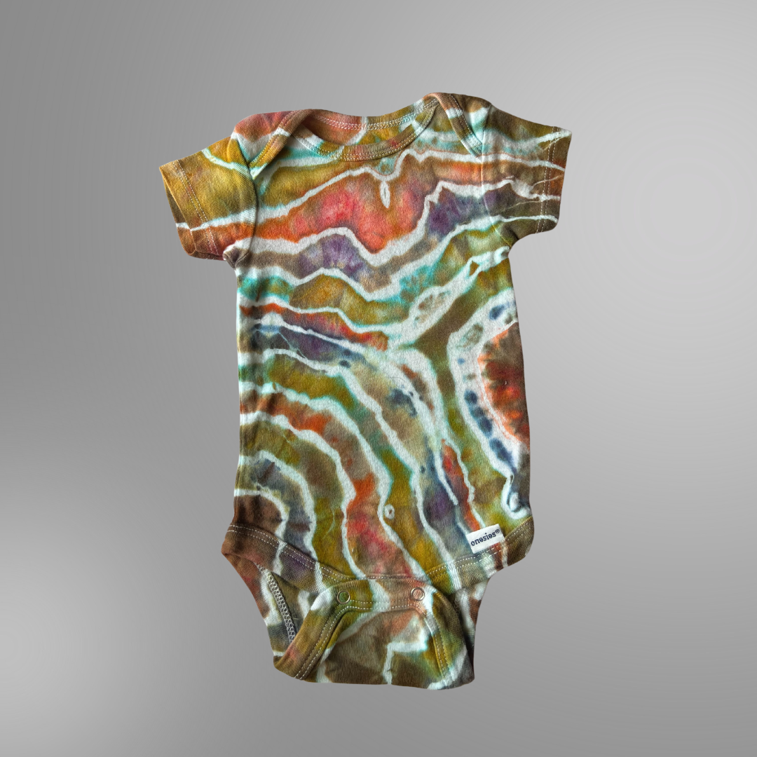 Tie dye baby onesie