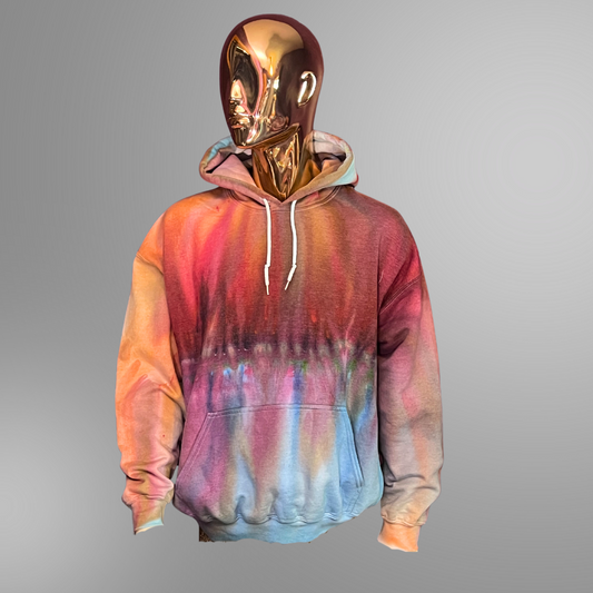 X large tie dye hoodie