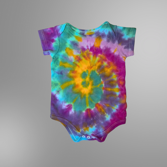 Tie dye baby onesie