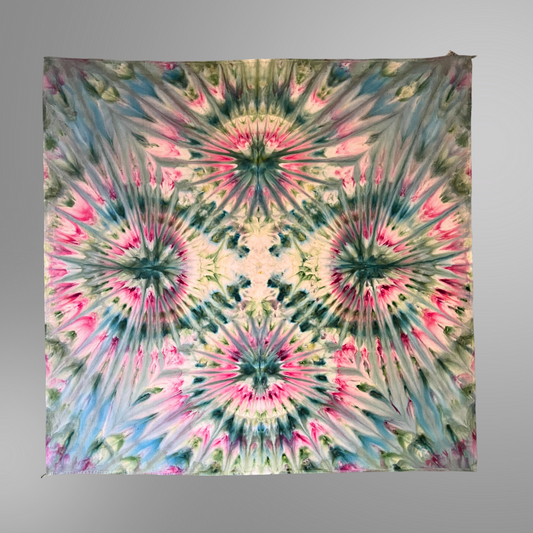 Tie dye tapestry