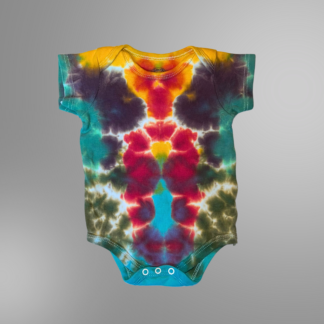 Tie dye baby onesies