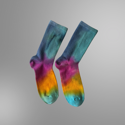 Tie dye socks