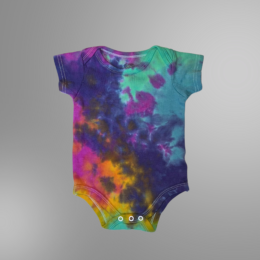 Tie dye baby onesie