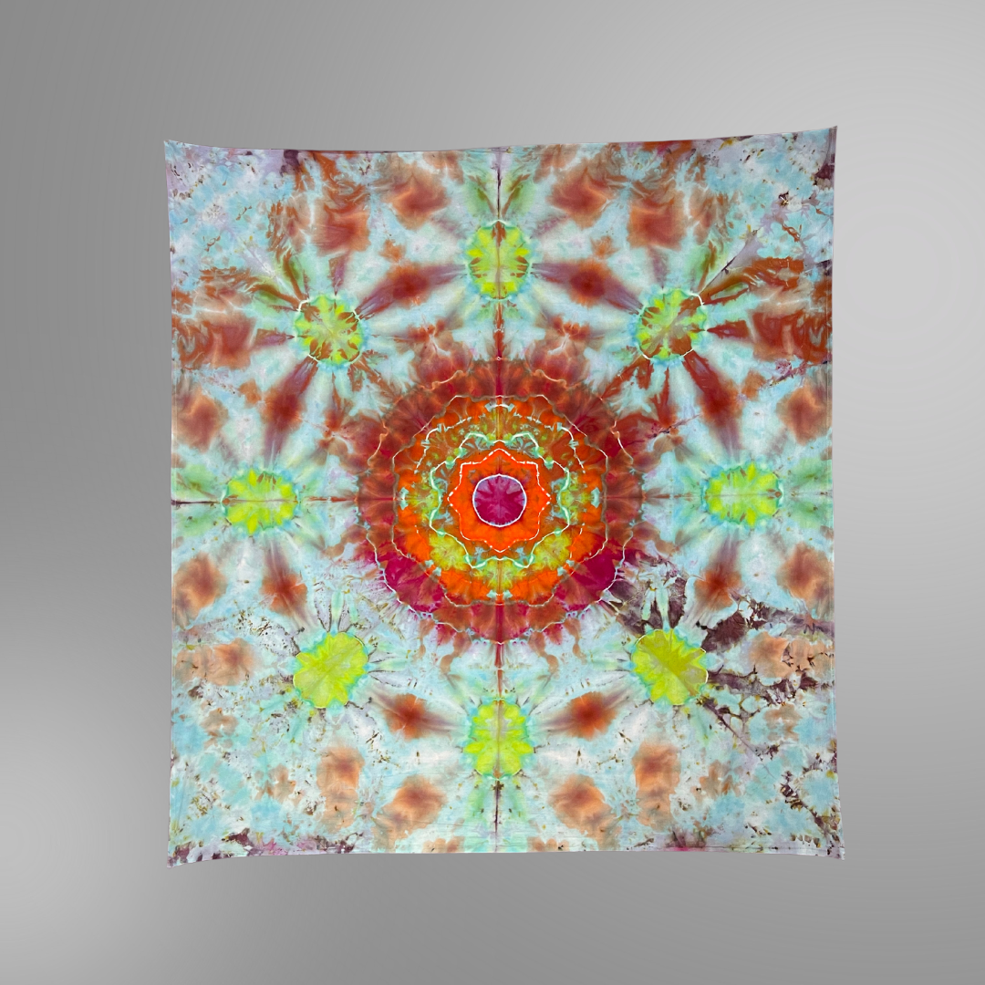 Tie dye tapestry