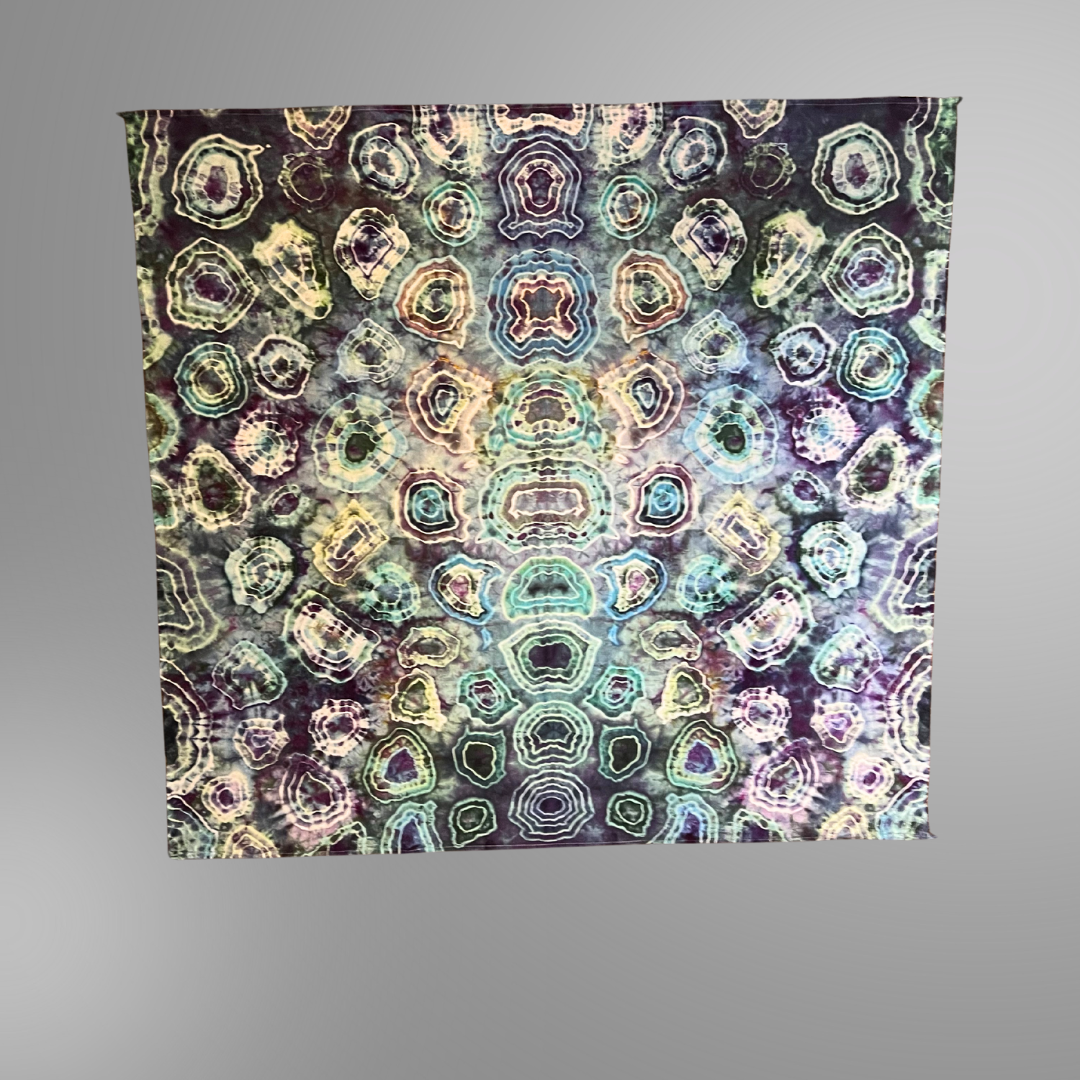 Tie dye tapestry