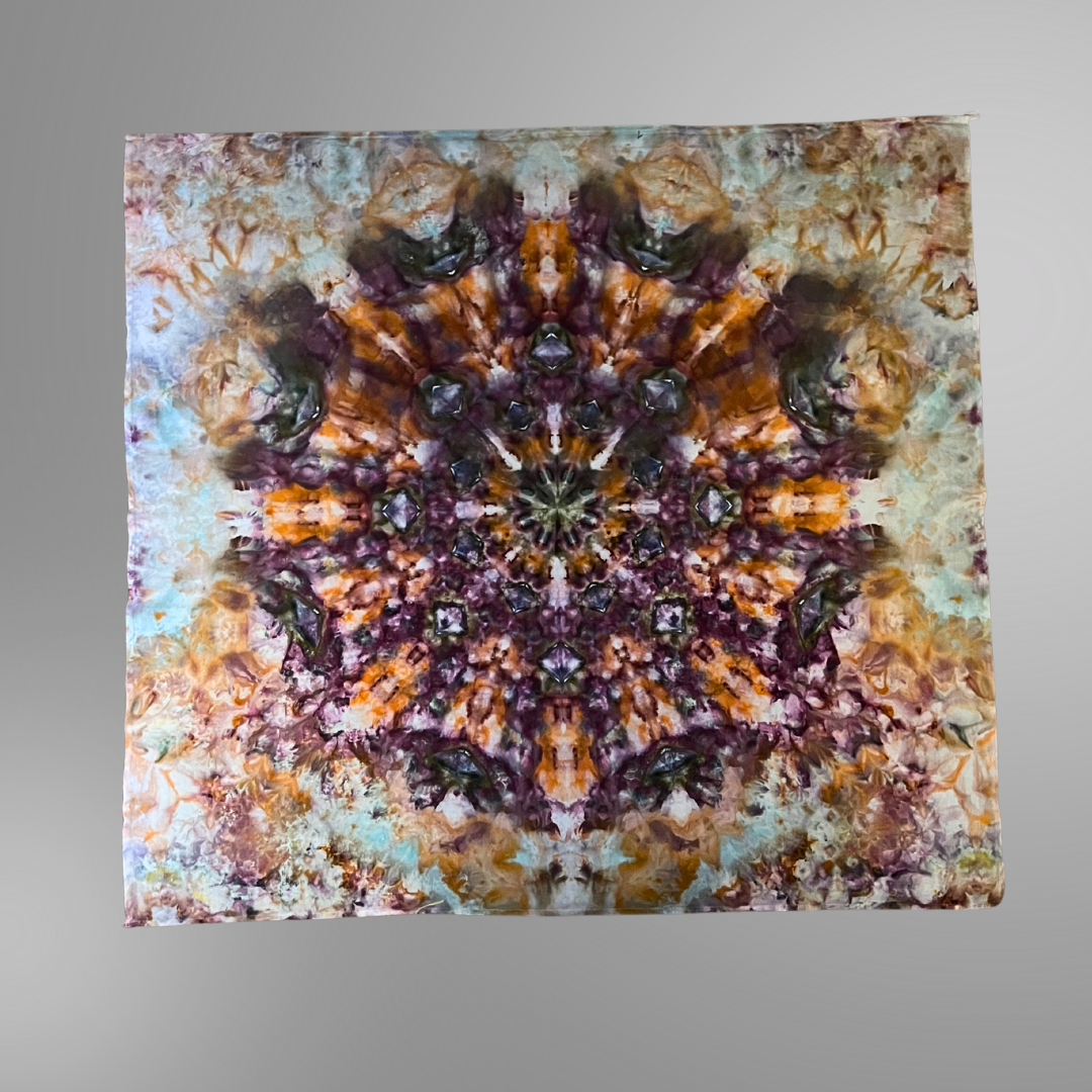 Tie dye tapestry