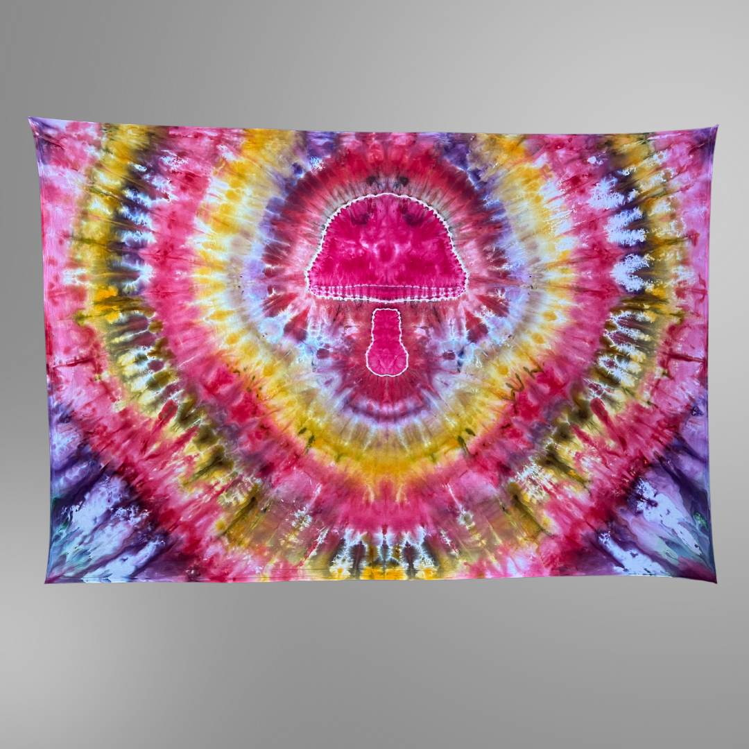 Tie dye tapestry