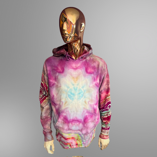 Large tie dye hoodie