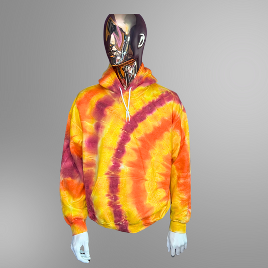 Large tie dye hoodie